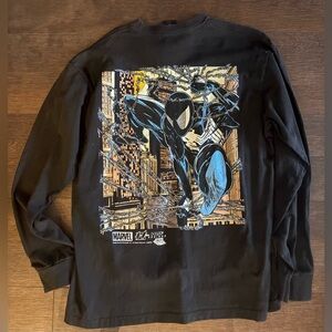 Spiderman Shirt Men’s Large Marvel x HUF THE SYMBIOTE SPIDER-MAN Comic Tee